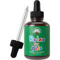 Peak Performance Kids Calm Liquid Drops front view bottle showing relaxation formula
