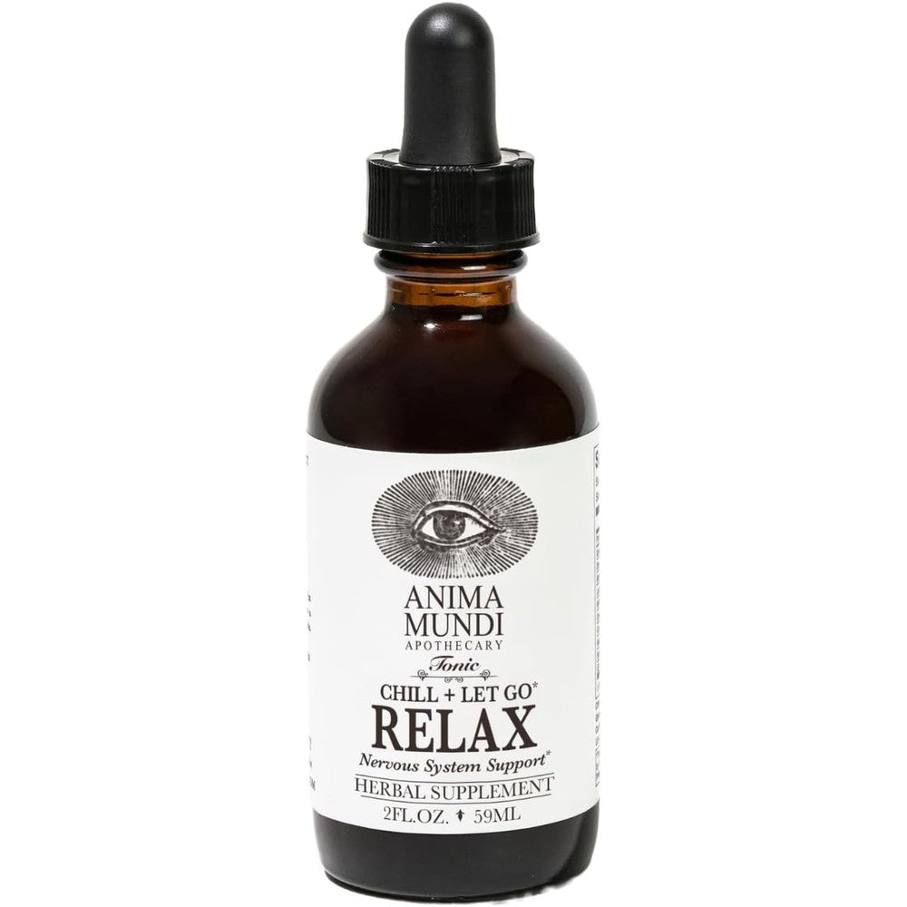 Anima Mundi Apothecary Relax Tonic front view bottle for nervous system support
