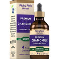 Piping Rock Chamomile Flower Extract Liquid 4 Fluid Ounce bottle front view showing product packaging.