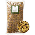 Monterey Bay Herb Co Egyptian Chamomile Whole Flowers front view of one pound bulk packaging pouch