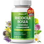 Ultra Herbs Rhodiola Rosea 11-in-1 blend dietary supplement front view bottle for natural mood support.