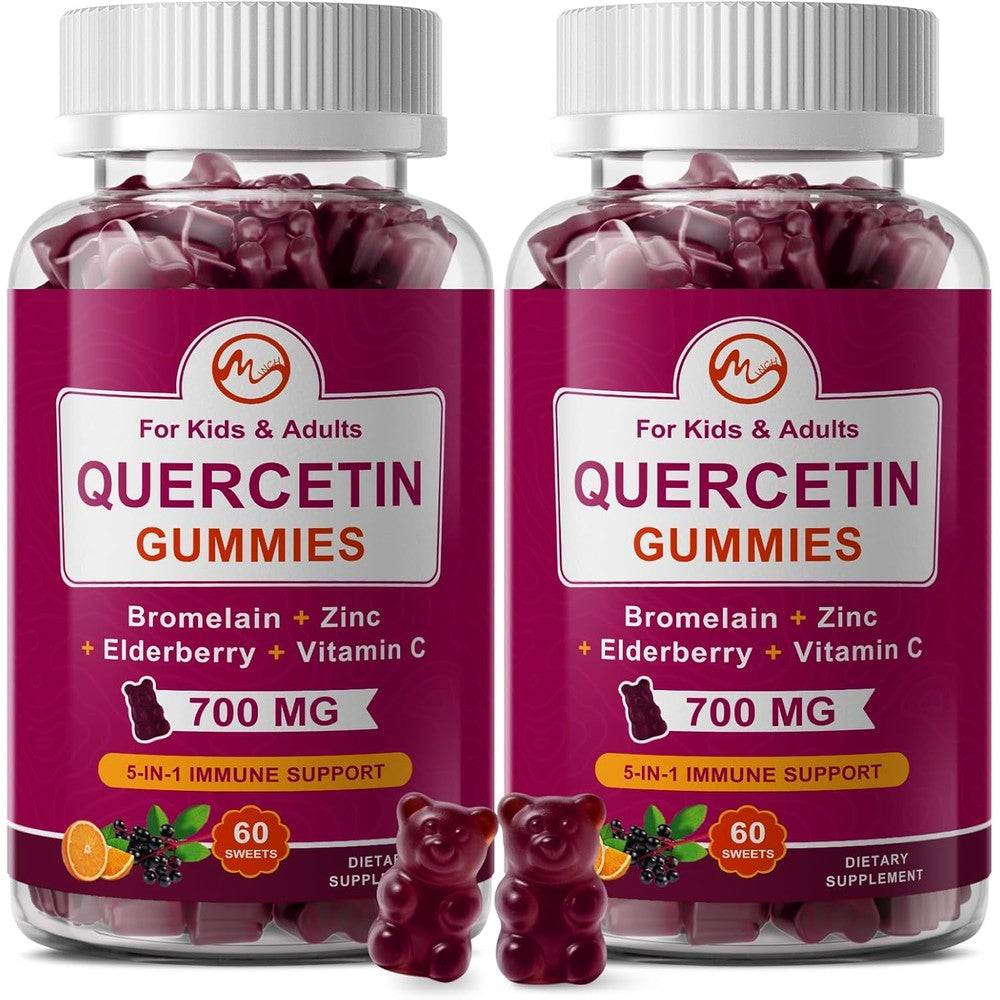 M Inch Quercetin Gummies with Vitamin C front view