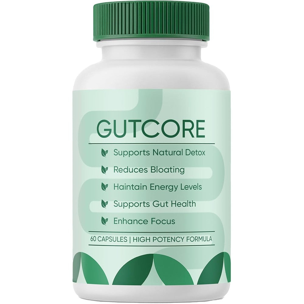 Sequente GutCore Botanical Fibers and Mushroom Capsules front view