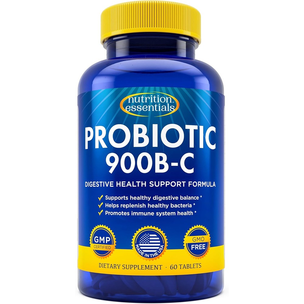 Nutrition Essentials Probiotics 60 count bottle front view daily digestive supplement