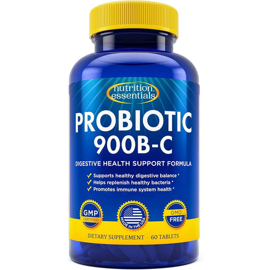 Nutrition Essentials Probiotics 60 count bottle front view daily digestive supplement