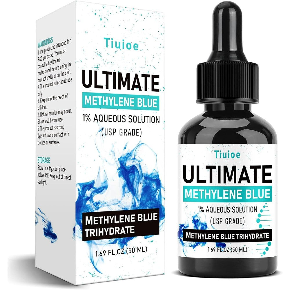 PureGood Bacteriostatic Tiuioe Methylene Blue One Percent Aqueous Solution front view bottle packaging