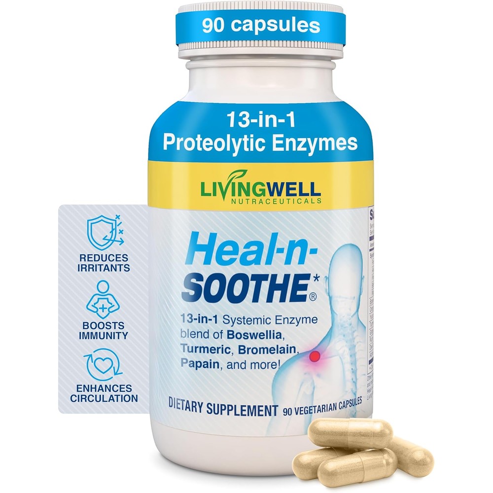 Heal-N-Soothe joint support supplement bottle front view