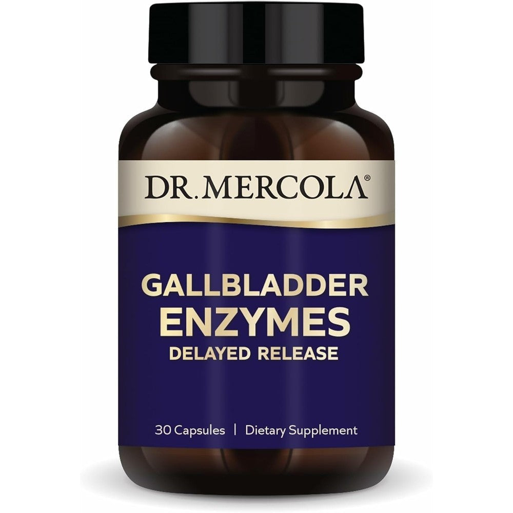 Dr. Mercola Gallbladder Enzymes front view bottle package