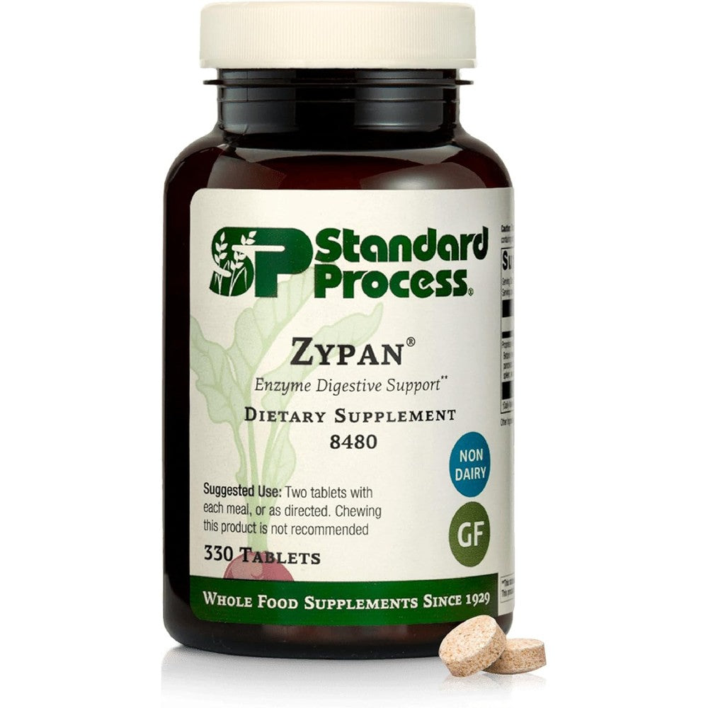 Standard Process Zypan digestive support supplement bottle front view