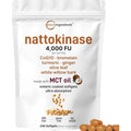 Micro Ingredients Nattokinase Four Thousand FU Softgels pouch front view cardiovascular supplement