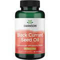 Swanson Black Currant Seed Oil 180 Softgels front bottle view