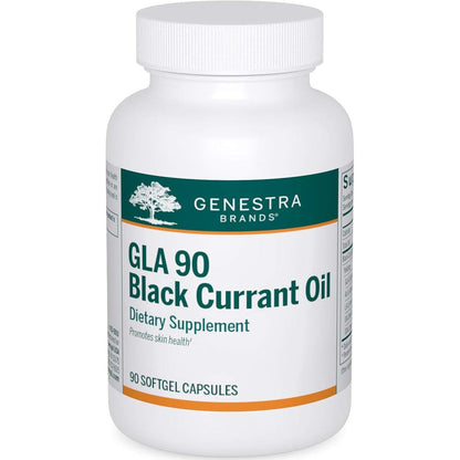 Genestra GLA 90 Black Currant Oil capsules front view
