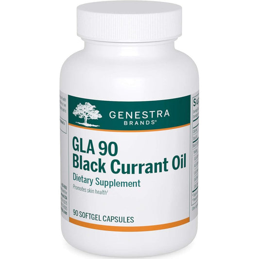Genestra GLA 90 Black Currant Oil capsules front view