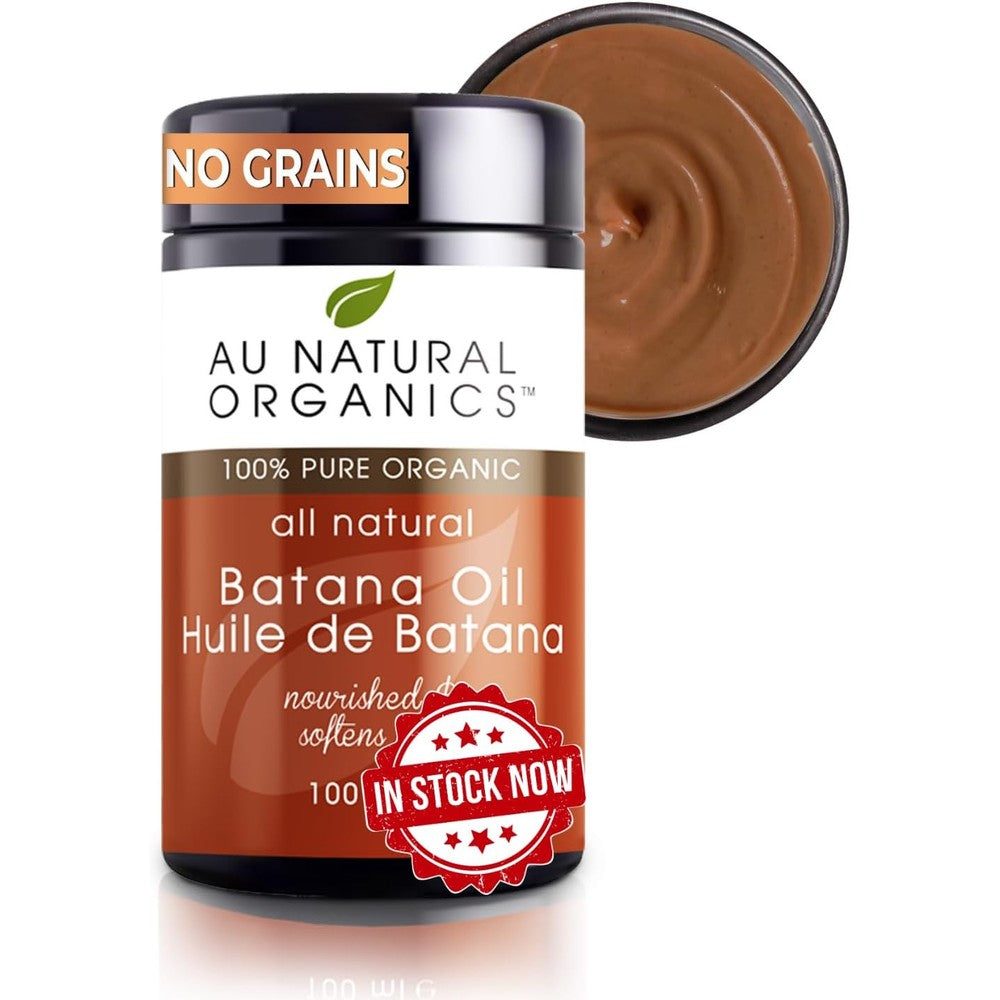 Au Natural Organics Raw Batana Oil front view jar