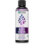 Zhou Nutrition organic black seed oil front view bottle product image