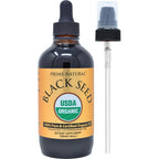 Prime Natural organic black seed oil front view bottle