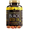 Maju Superfoods black seed oil capsules front view bottle packaging