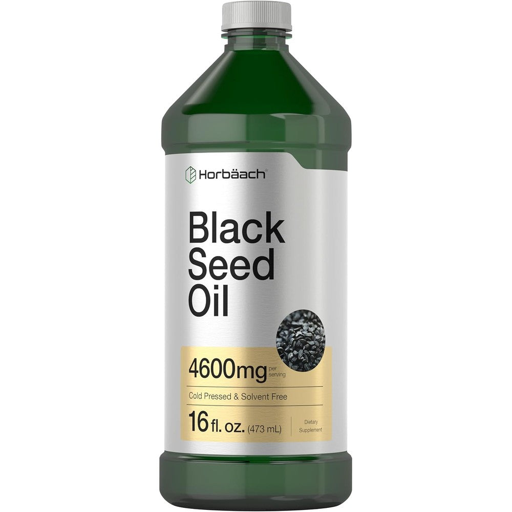 Horbaach Black Seed Oil Liquid front view bottle packaging