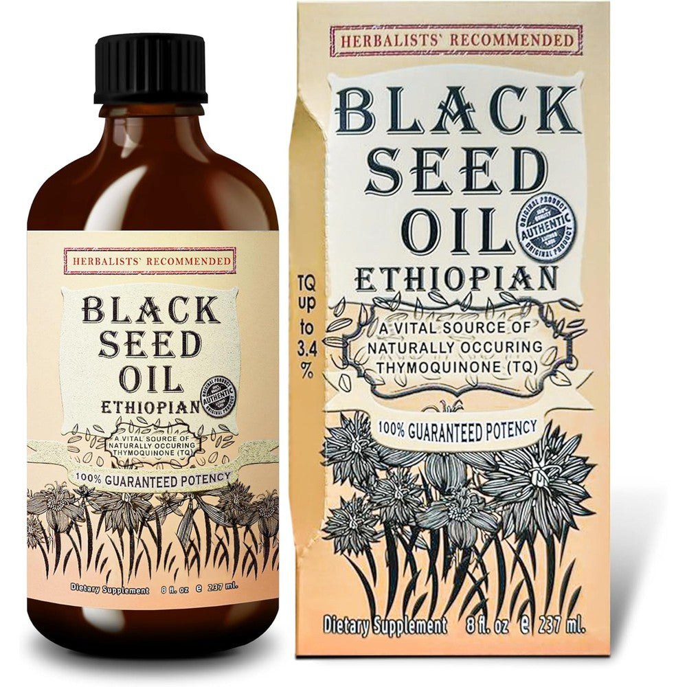 Herbal Organic Works black seed oil front view bottle