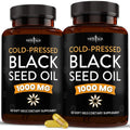 New Age black seed oil softgels front view bottle