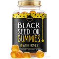 Maju Superfoods black seed oil gummies bottle front view supplement