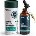 Holistq black seed oil capsules front view bottle packaging