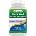 Best Naturals black seed cumin extract front view bottle