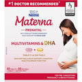 Nestle Materna prenatal multivitamin and DHA front view product packaging