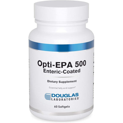 Douglas Laboratories Opti EPA 500 fish oil supplement bottle front view