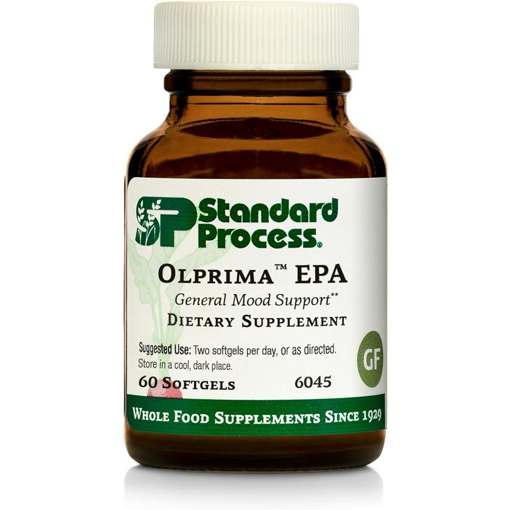 Standard Process Olprima EPA bottle front view for brain health