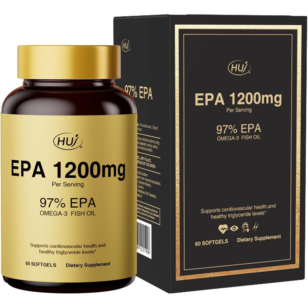 Huj 97 Percent EPA Omega 3 Fish Oil bottle front view