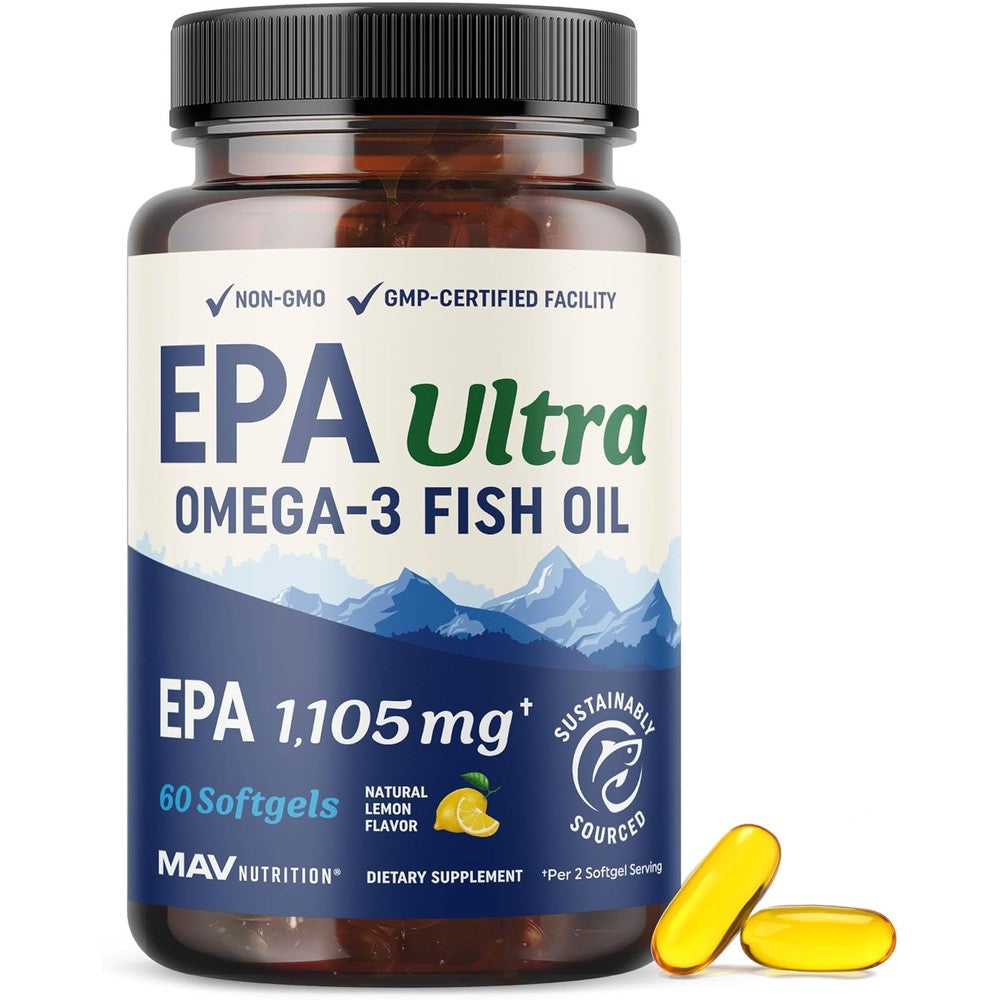 Mav Nutrition Epa Ultra Fish Oil bottle front view
