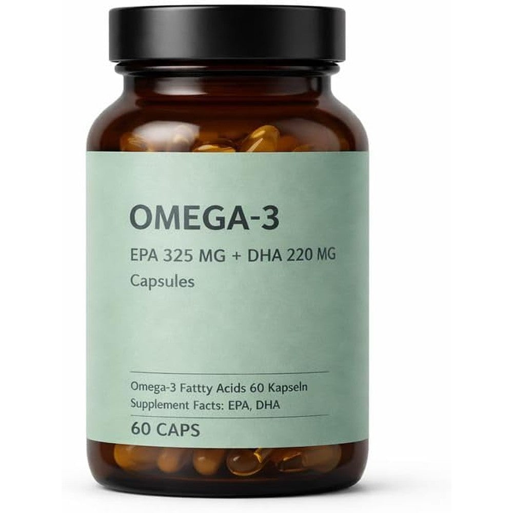 Aegant Omega-3 fish oil bottle front view for heart health