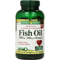 Nature's Bounty fish oil 1400 mg front view bottle packaging