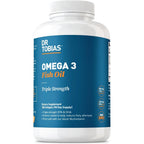 Dr. Tobias Omega 3 Fish Oil front view bottle packaging
