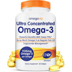 WITFY OmegaVia Ultra Concentrated Omega 3 Fish Oil bottle front view