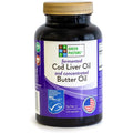 Green Pasture fermented cod liver oil capsules front product view