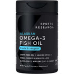 Sports Research omega 3 triple strength fish oil bottle front view