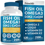 PrimeMD 4 in 1 Omega 3 Fish Oil front view bottle
