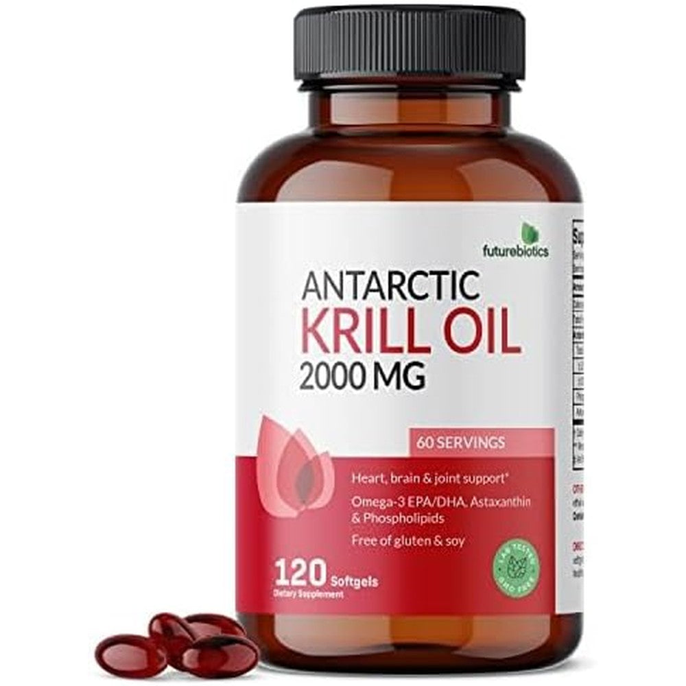Future Biotics Antarctic Krill Oil 2000mg front view bottle packaging