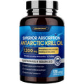 Zebora Antarctic Krill Oil 1200mg bottle front view