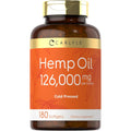 Carlyle hemp oil capsules front view bottle packaging