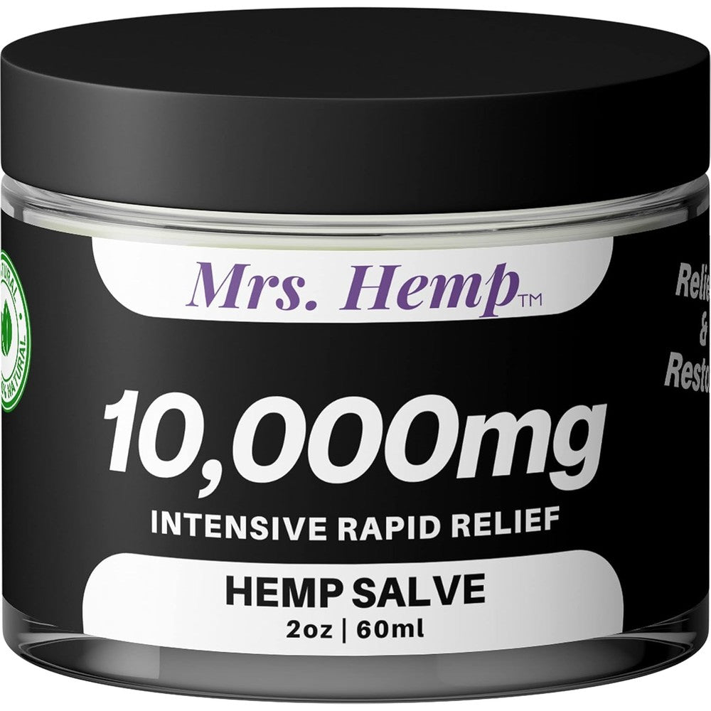 mrs hemp 10000mg extra strength hemp salve jar