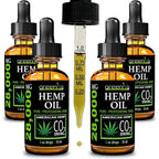 GreenIVe hemp oil drops front view packaging