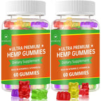 Afxmate hemp seed extract fruity gummies front view packaging