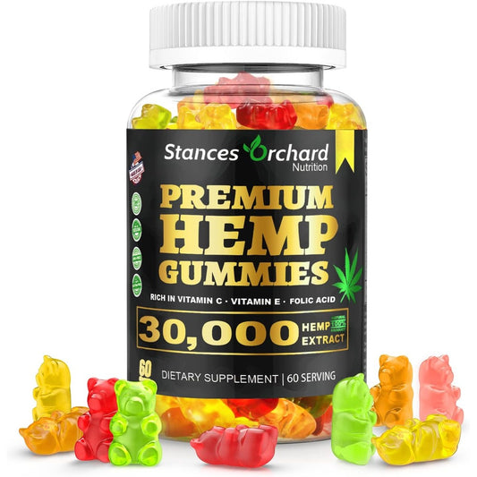 Stances Orchard Pure Organic Hemp Oil Extract Gummies front view