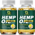 Gongota hemp oil capsules front view bottle packaging