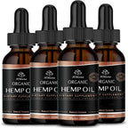 HMone organic hemp oil maximum strength 4 pack front view