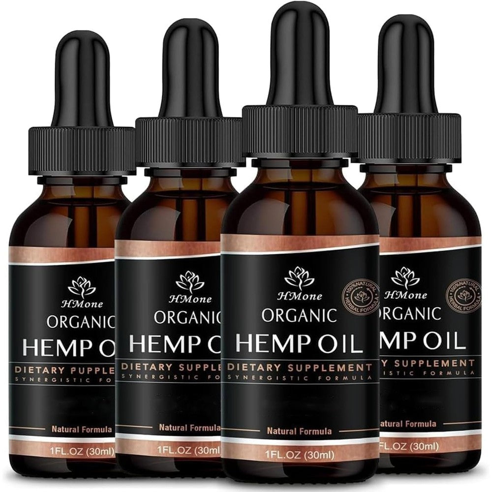 Hmone Hemp Oil 4 Pack Maximum Strength Supplement