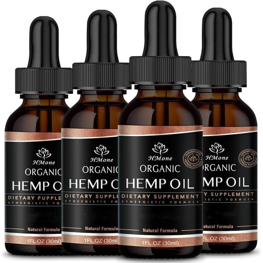 Hmone Hemp Oil 4 Pack Maximum Strength Supplement